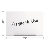 MasterVision® Magnetic Dry Erase Tile Board, 29 1-2 X 45, White Surface freeshipping - TVN Wholesale