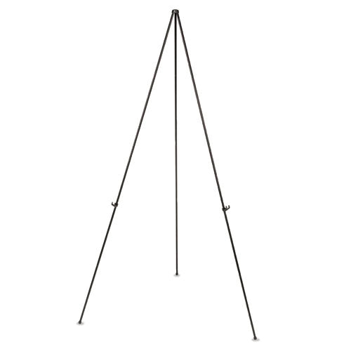MasterVision® Instant Easel, 61 1-2", Black, Steel, Lightweight freeshipping - TVN Wholesale
