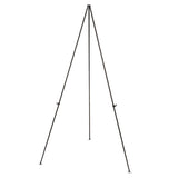 MasterVision® Instant Easel, 61 1-2", Black, Steel, Lightweight freeshipping - TVN Wholesale