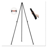 MasterVision® Instant Easel, 61 1-2", Black, Steel, Heavy-duty freeshipping - TVN Wholesale