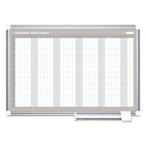 MasterVision® Monthly Planner, 36x24, Silver Frame freeshipping - TVN Wholesale