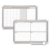 MasterVision® Monthly Planner, 36x24, Silver Frame freeshipping - TVN Wholesale