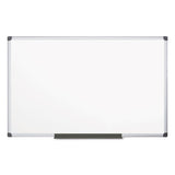 MasterVision® Value Lacquered Steel Magnetic Dry Erase Board, 36 X 48, White, Aluminum Frame freeshipping - TVN Wholesale
