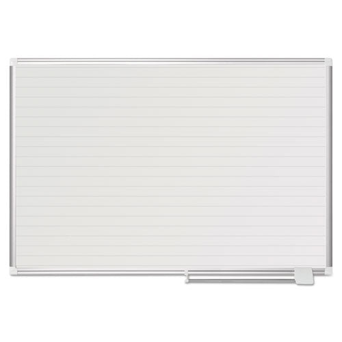 MasterVision® Ruled Planning Board, 48 X 36, White-silver freeshipping - TVN Wholesale