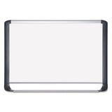 MasterVision® Lacquered Steel Magnetic Dry Erase Board, 48 X 72, Silver-white freeshipping - TVN Wholesale