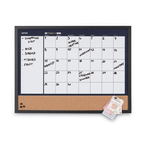 MasterVision® 3-in-1 Combo Planner, 24.21" X 17.72", White, Mdf Frame freeshipping - TVN Wholesale
