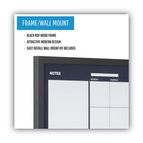 MasterVision® 3-in-1 Combo Planner, 24.21" X 17.72", White, Mdf Frame freeshipping - TVN Wholesale