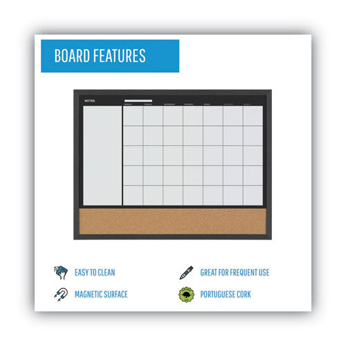 MasterVision® 3-in-1 Combo Planner, 24.21" X 17.72", White, Mdf Frame freeshipping - TVN Wholesale