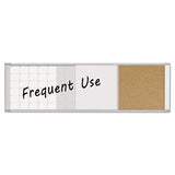 MasterVision® Magnetic Calendar Combo Board, 48 X 18, Aluminum Frame freeshipping - TVN Wholesale