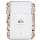 Boardwalk® Mop Head, Dust, Cotton, 24 X 3, White freeshipping - TVN Wholesale