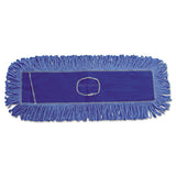 Boardwalk® Mop Head, Dust, Looped-end, Cotton-synthetic Fibers, 18 X 5, Blue freeshipping - TVN Wholesale