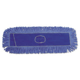 Boardwalk® Mop Head, Dust, Looped-end, Cotton-synthetic Fibers, 24 X 5, Blue freeshipping - TVN Wholesale