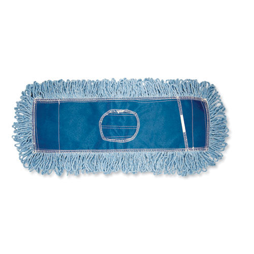Boardwalk® Dust Mop Head, Cotton-synthetic Blend, 48" X 5", Blue freeshipping - TVN Wholesale
