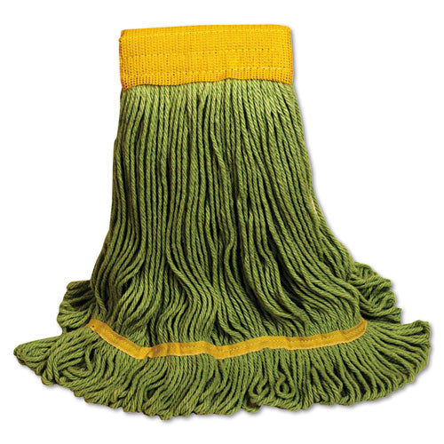 Boardwalk® Ecomop Looped-end Mop Head, Recycled Fibers, Large Size, Green freeshipping - TVN Wholesale