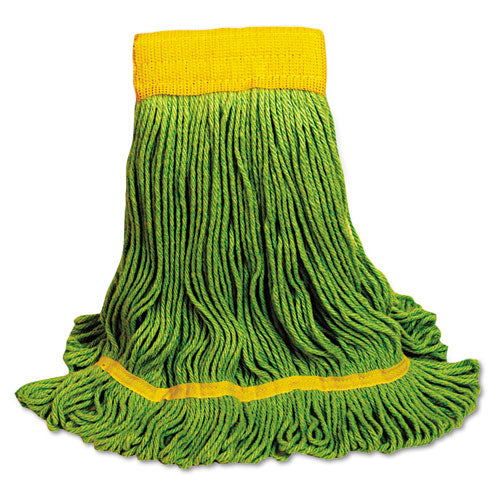 Boardwalk® Ecomop Looped-end Mop Head, Recycled Fibers, Medium Size, Green freeshipping - TVN Wholesale