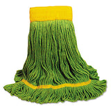 Boardwalk® Ecomop Looped-end Mop Head, Recycled Fibers, Medium Size, Green freeshipping - TVN Wholesale
