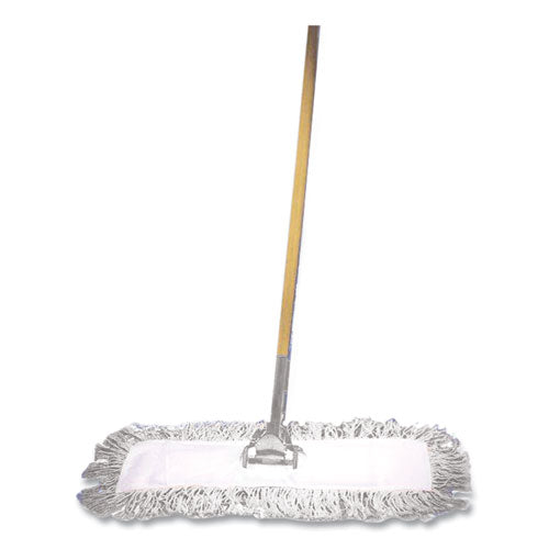 Boardwalk® Industrial Dust Mop Head, Hygrade Cotton, 24w X 5d, White freeshipping - TVN Wholesale
