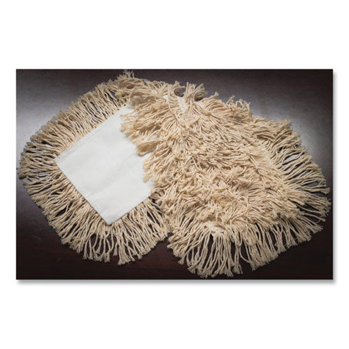 Boardwalk® Industrial Dust Mop Head, Hygrade Cotton, 24w X 5d, White freeshipping - TVN Wholesale
