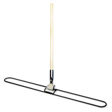 Boardwalk® Clip-on Dust Mop Handle, Lacquered Wood, Swivel Head, 1" Dia. X 60in Long freeshipping - TVN Wholesale