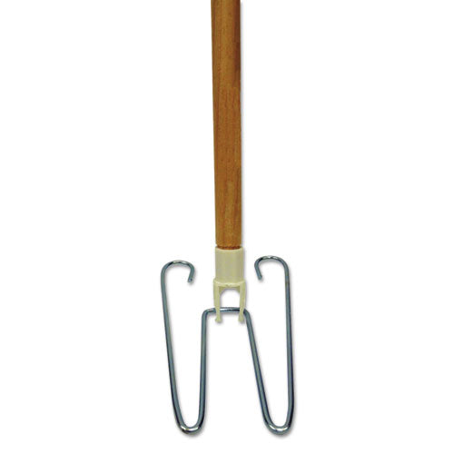Boardwalk® Wedge Dust Mop Head Frame-natural Wood Handle, 15-16" Dia. X 48" Long freeshipping - TVN Wholesale