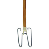 Boardwalk® Wedge Dust Mop Head Frame-natural Wood Handle, 15-16" Dia. X 48" Long freeshipping - TVN Wholesale