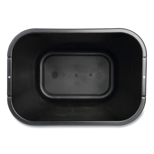 Boardwalk® Soft-sided Wastebasket, 14 Qt, Plastic, Black freeshipping - TVN Wholesale