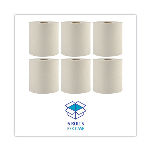 Boardwalk® Boardwalk Green Universal Roll Towels, Natural, 8"x800ft, 6 Rolls-carton freeshipping - TVN Wholesale