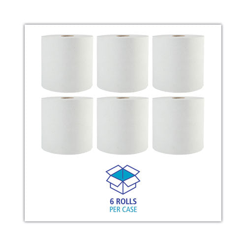Boardwalk® Boardwalk Green Universal Roll Towels, Natural White, 8" X 800 Ft, 6 Rolls-carton freeshipping - TVN Wholesale