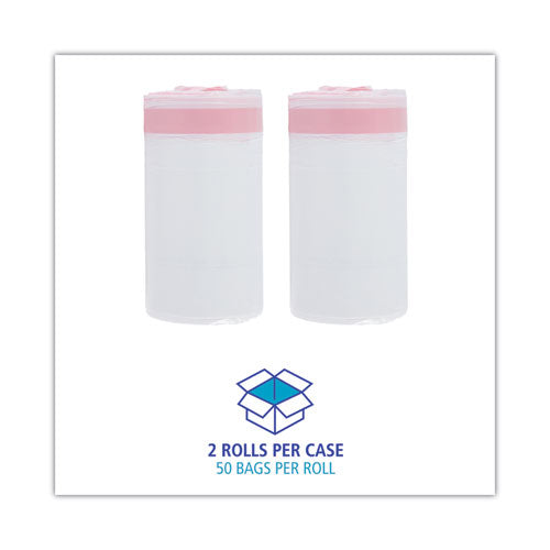 Boardwalk® Drawstring Kitchen Bags, 13 Gal, 0.8 Mil, White, 50 Bags-roll, 2 Rolls-carton freeshipping - TVN Wholesale