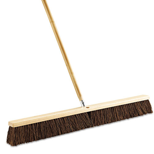 Boardwalk® Floor Brush Head, 3.25" Brown Palmyra Fiber Bristles, 36" Brush freeshipping - TVN Wholesale