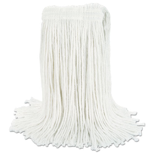 Boardwalk® Cut-end Wet Mop Head, Rayon, No. 20, White, 12-carton freeshipping - TVN Wholesale