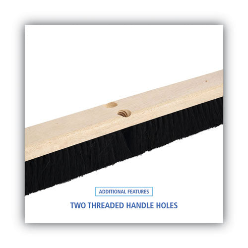 Boardwalk® Floor Brush Head, 2.5" Black Tampico Fiber Bristles, 24" Brush freeshipping - TVN Wholesale