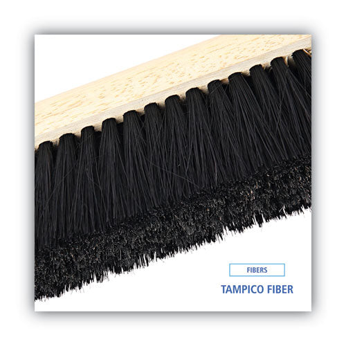 Boardwalk® Floor Brush Head, 2.5" Black Tampico Fiber Bristles, 24" Brush freeshipping - TVN Wholesale