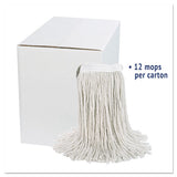 Boardwalk® Cut-end Wet Mop Head, Cotton, No. 24, White 12-carton freeshipping - TVN Wholesale