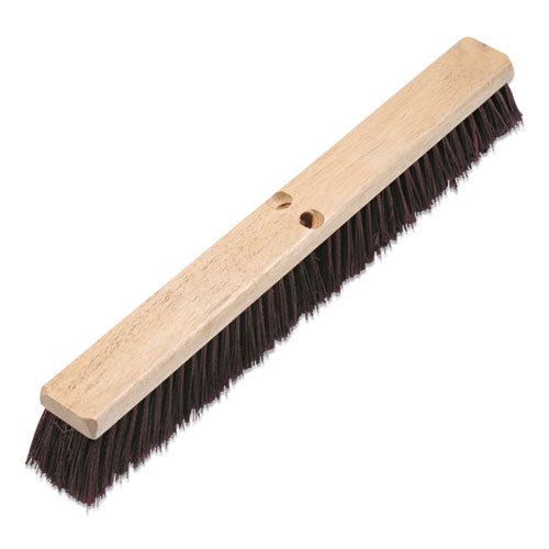 Boardwalk® Floor Brush Head, 3.25" Maroon Stiff Polypropylene Bristles, 24" Brush freeshipping - TVN Wholesale