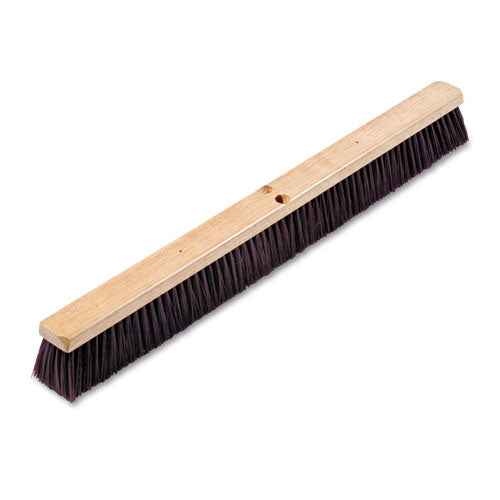 Boardwalk® Floor Brush Head, 3.25" Maroon Stiff Polypropylene Bristles, 36" Brush freeshipping - TVN Wholesale