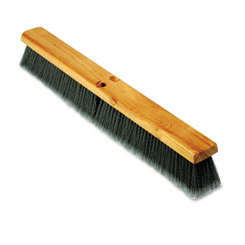 Boardwalk® Floor Brush Head, 3" Gray Flagged Polypropylene Bristles, 24" Brush freeshipping - TVN Wholesale