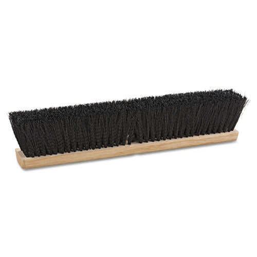 Boardwalk® Floor Brush Head, 3" Black Medium Weight Polypropylene Bristles, 18" Brush freeshipping - TVN Wholesale