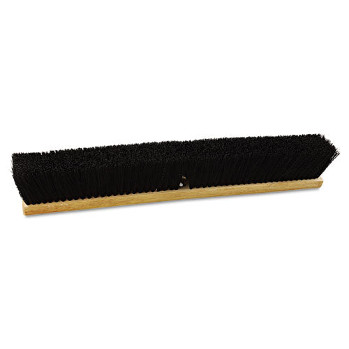 Boardwalk® Floor Brush Head, 3" Black Polypropylene Bristles, 24" Brush freeshipping - TVN Wholesale