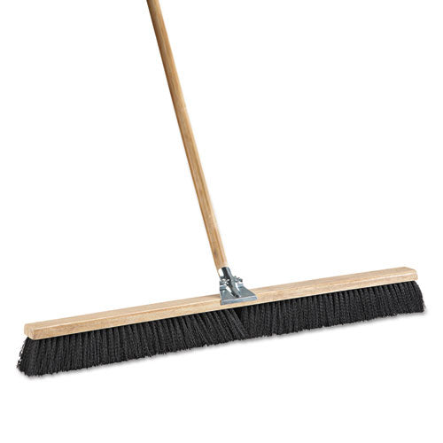 Boardwalk® Floor Brush Head, 3" Black Polypropylene Bristles, 36" Brush freeshipping - TVN Wholesale