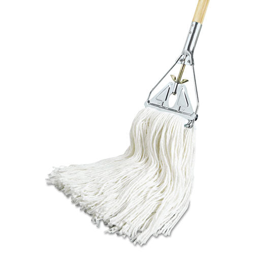 Boardwalk® Premium Cut-end Wet Mop Heads, Rayon, 16oz, White, 12-carton freeshipping - TVN Wholesale