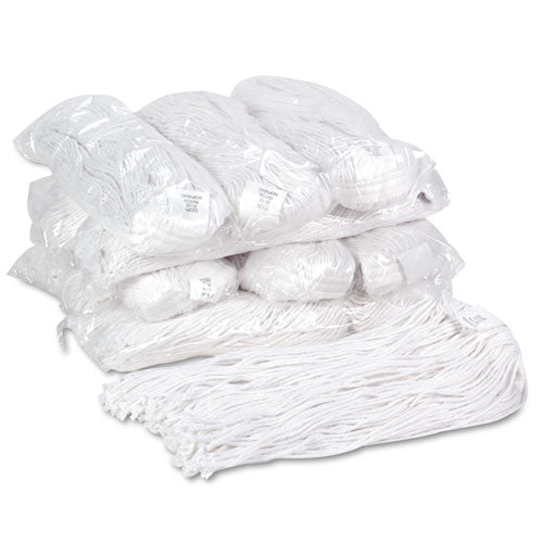 Boardwalk® Premium Cut-end Wet Mop Heads, Rayon, 20oz, White, 12-carton freeshipping - TVN Wholesale