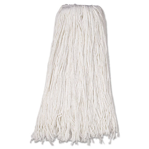 Boardwalk® Mop Head, Premium Standard Head, Rayon Fiber, 32oz, White, 12-carton freeshipping - TVN Wholesale