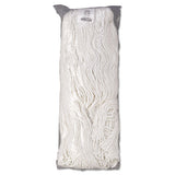 Boardwalk® Mop Head, Premium Standard Head, Rayon Fiber, 32oz, White, 12-carton freeshipping - TVN Wholesale
