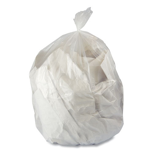 Boardwalk® High-density Can Liners, 10 Gal, 6 Microns, 24" X 23", Natural, 1,000-carton freeshipping - TVN Wholesale