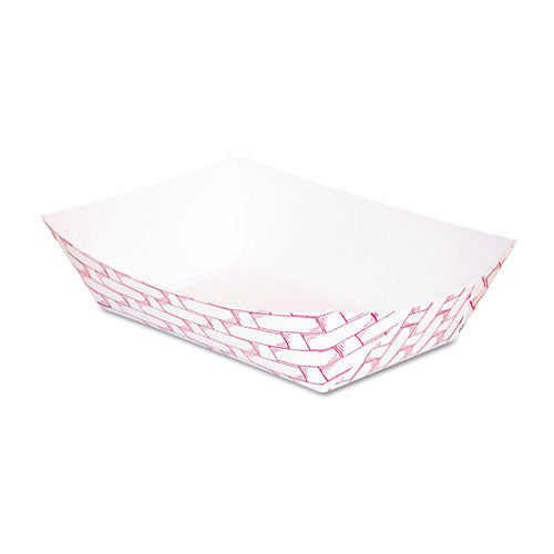 Boardwalk® Paper Food Baskets, 0.5 Lb Capacity, Red-white, 1,000-carton freeshipping - TVN Wholesale