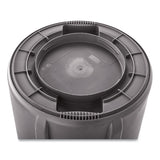 Boardwalk® Round Waste Receptacle, Lldpe, 32 Gal, Gray freeshipping - TVN Wholesale