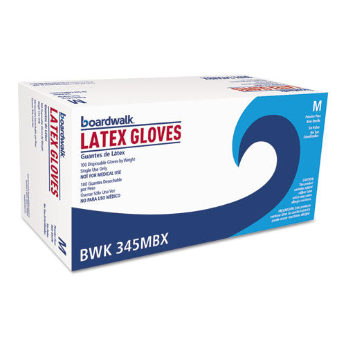 Boardwalk® General-purpose Latex Gloves, Natural, Medium, Powder-free, 4.4 Mil, 1000-ctn freeshipping - TVN Wholesale