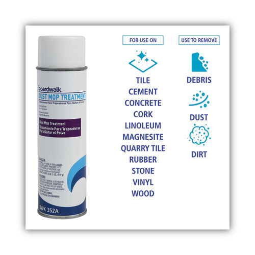Boardwalk® Dust Mop Treatment, Pine Scent, 18 Oz Aerosol Spray, 12-carton freeshipping - TVN Wholesale