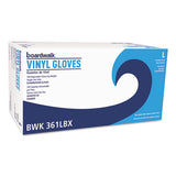 Boardwalk® Exam Vinyl Gloves, Clear, Large, 3 3-5 Mil, 100-box, 10 Boxes-carton freeshipping - TVN Wholesale